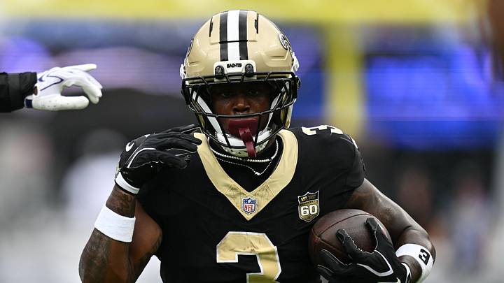 New Orleans Saints running back Travis Etienne Jr.