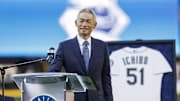 The Mariners retired Ichiro Suzuki's jersey on Saturday. 