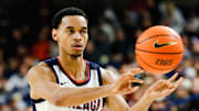 Gonzaga Bulldogs senior guard Nolan Hickman.