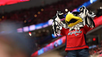 Slapshot, Washington Capitals Mandatory Credit: Geoff Burke-Imagn Images