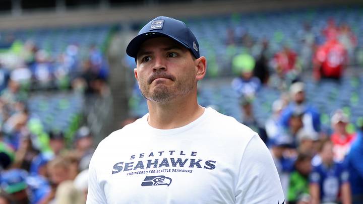 Mike Macdonald of the Seattle Seahawks