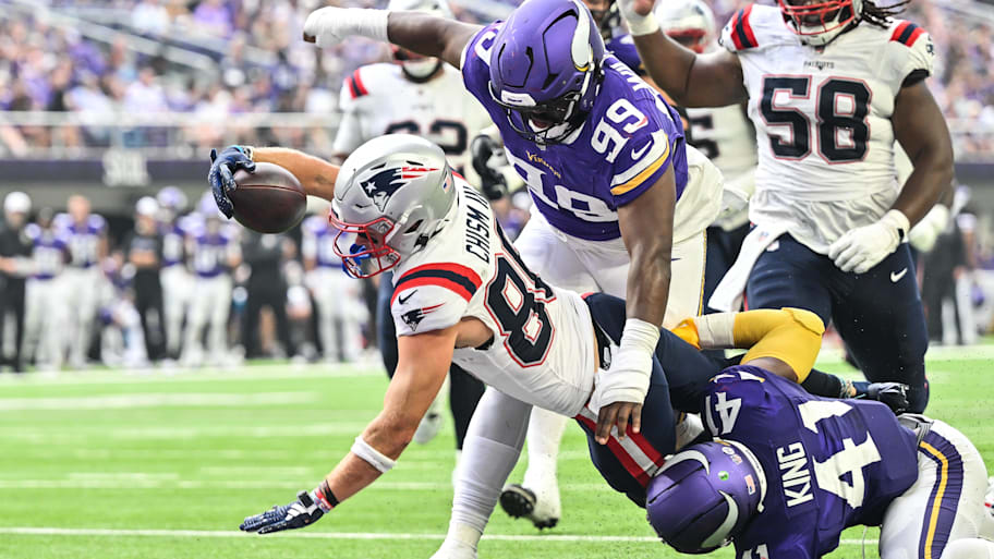 Efton Chism III continues to impress this preseason. | Jeffrey Becker-Imagn Images