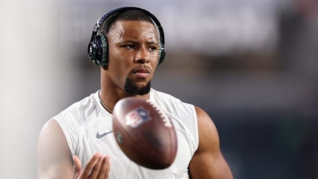 Philadelphia Eagles running back Saquon Barkley