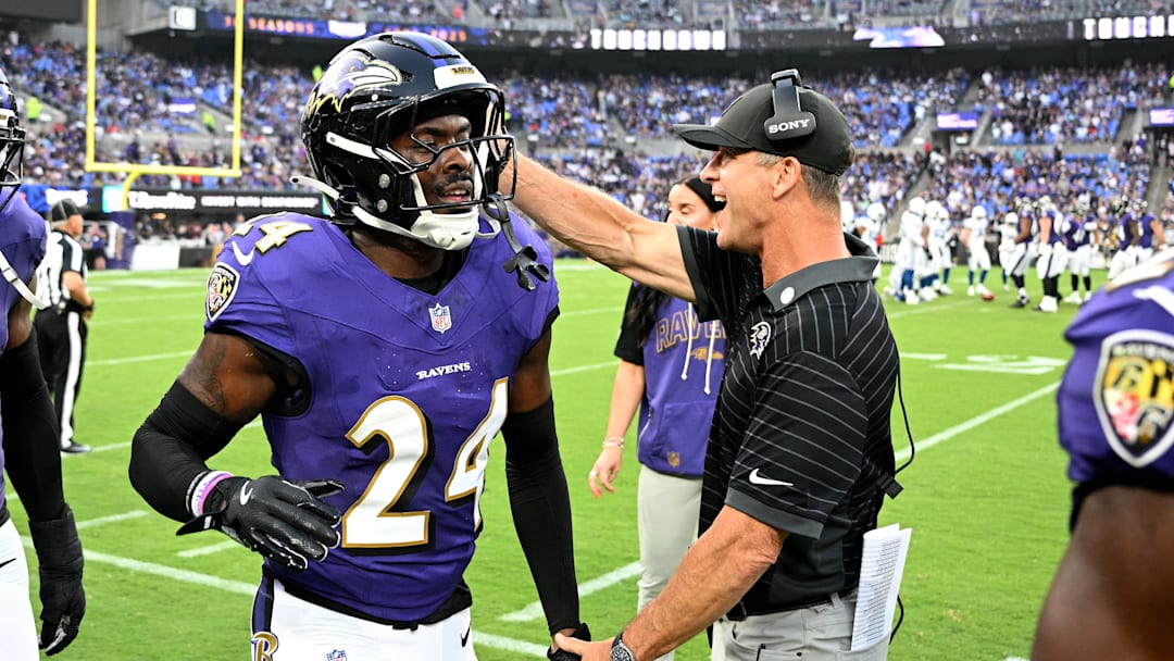 Malaki Starks, John Harbaugh, Baltimore Ravens