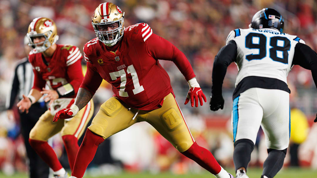 San Francisco 49ers left tackle Trent Williams (71)