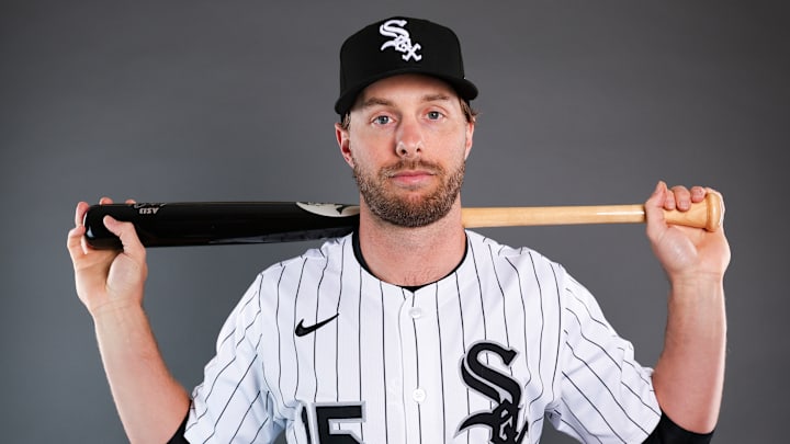 Austin Slater - Chicago White Sox Photo Day