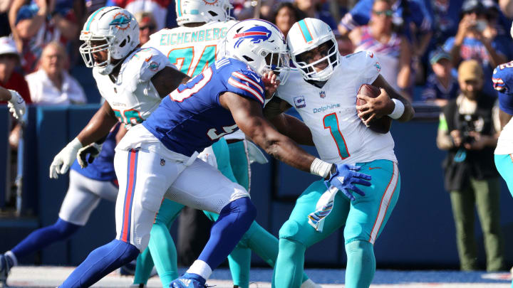 Tua Tagovailoa and the Dolphins will look to bounce back after a rough Week 4 loss to the Bills.