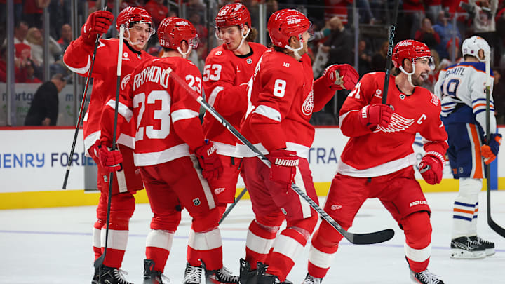 Edmonton Oilers v Detroit Red Wings
