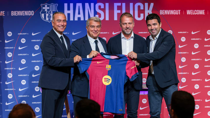 FC Barcelona Unveil New Head Coach Hansi Flick FC Barcelona Unveil New Head Coach Hansi Flick