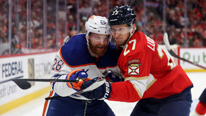 2025 Stanley Cup Final - Game Three - Eetu Luostrainen, Connor Brown