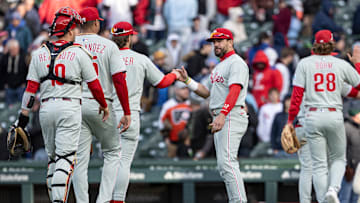 The Phillies earned the series win against the Cubs to end their road trip