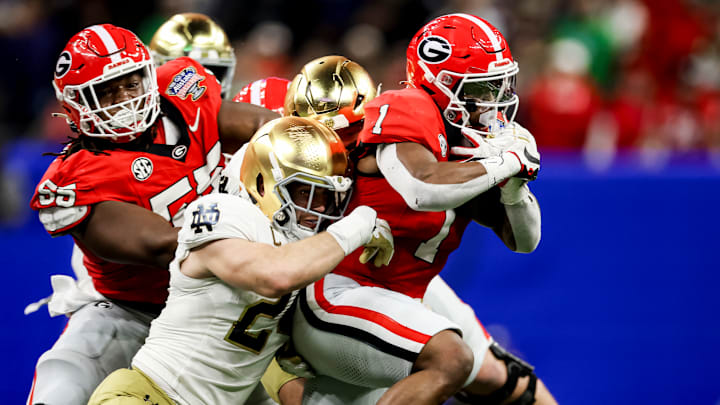 91st Allstate Sugar Bowl  - Notre Dame v Georgia