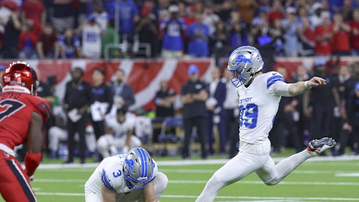 Bates (39) couldn’t have been more clutch in a comeback win against the Texans. Bates (39) couldn’t have been more clutch in a comeback win against the Texans.