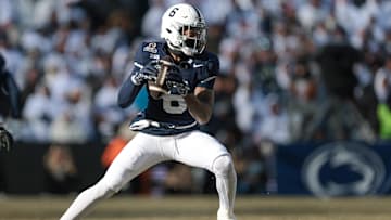 Penn State Nittany Lions wide receiver Harrison Wallace III (6) 