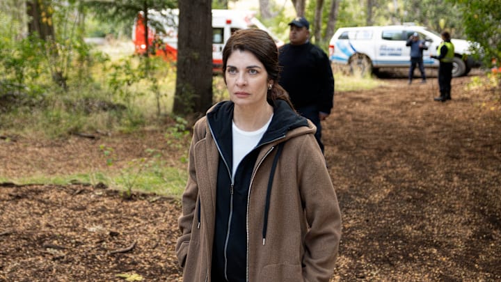 Atrapados. Soledad Villamil as Ema in Atrapados. Cr. Berna Rode / Netflix ©2024