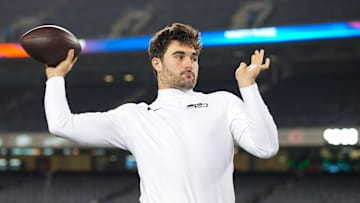 Sam Howell of the Seattle Seahawks