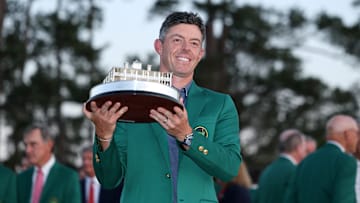 Rory McIlroy following his victory at the 2025 Masters at Augusta National Golf Club