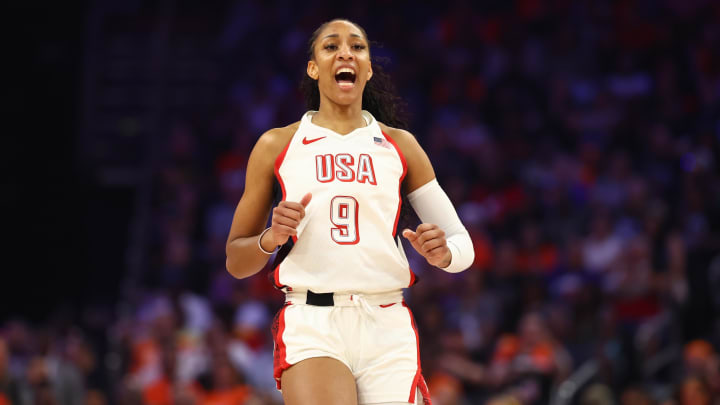 USA Women's National Team forward A’ja Wilson (9) during the WNBA All Star game at Footprint Center.