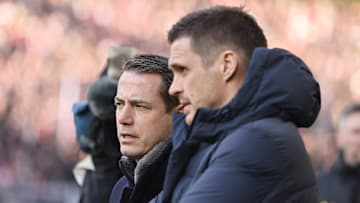 Lars Ricken im Austausch mit Sebastian Kehl Lars Ricken im Austausch mit Sebastian Kehl