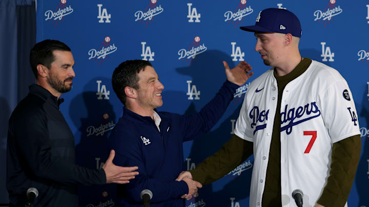 Los Angeles Dodgers Introduce Blake Snell