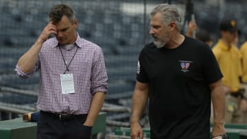 Aug 11, 2021; Pittsburgh, Pennsylvania, USA; Pittsburgh Pirates general manager Ben Cherington