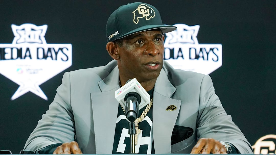 Colorado head coach Deion Sanders