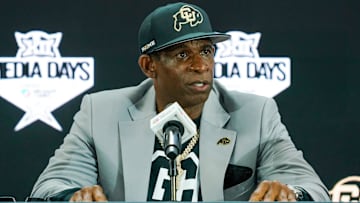 Colorado head coach Deion Sanders