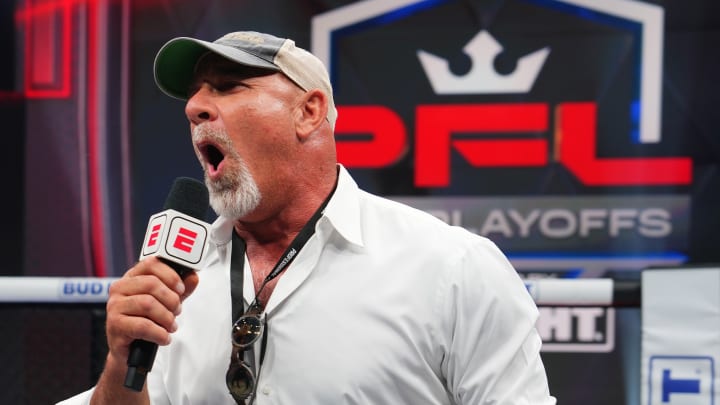 WWE Hall of Famer Bill Goldberg was animated describing his son Gage's development under Deion Sanders with Colorado football.