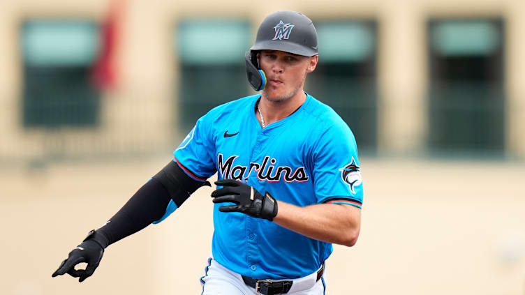 Miami Marlins outfielder Griffin Conine