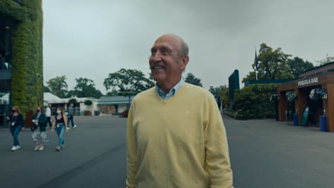 Stan Smith at Wimbledon.