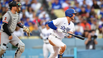 Jun 17, 2023; Los Angeles, California, USA; Los Angeles Dodgers third baseman Michael Busch (83)