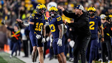 Michigan running back Jordan Marshall