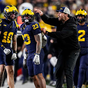 Michigan running back Jordan Marshall