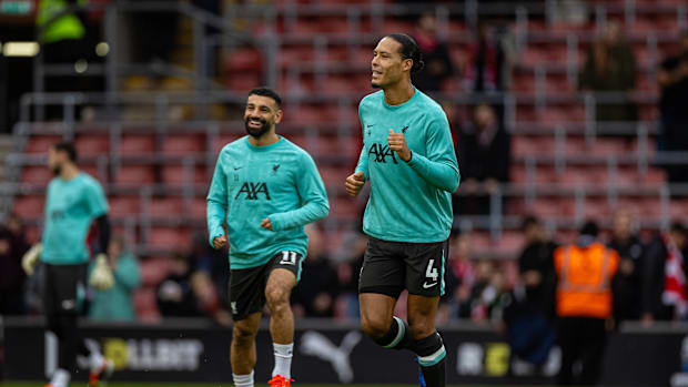 Mohamed Salah and Virgil van Dijk