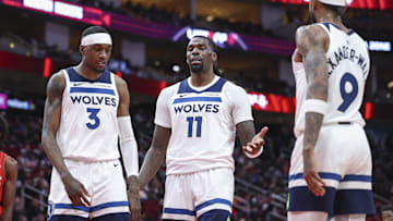 Jaden McDaniels, Naz Reid, Nickeil Alexander-Walker, Minnesota Timberwolves