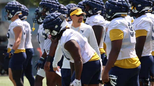 West Virginia University head coach Neal Brown.