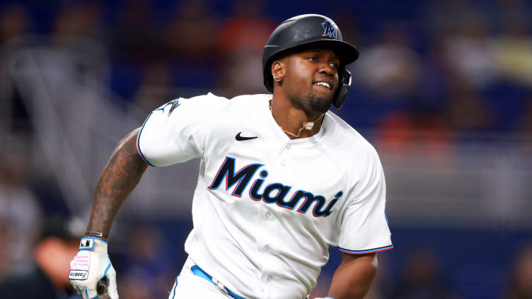 Miami Marlins outfielder Jorge Soler