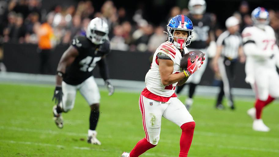 Wan'Dale Robinson finished 9th in the NFL with 92 catches.