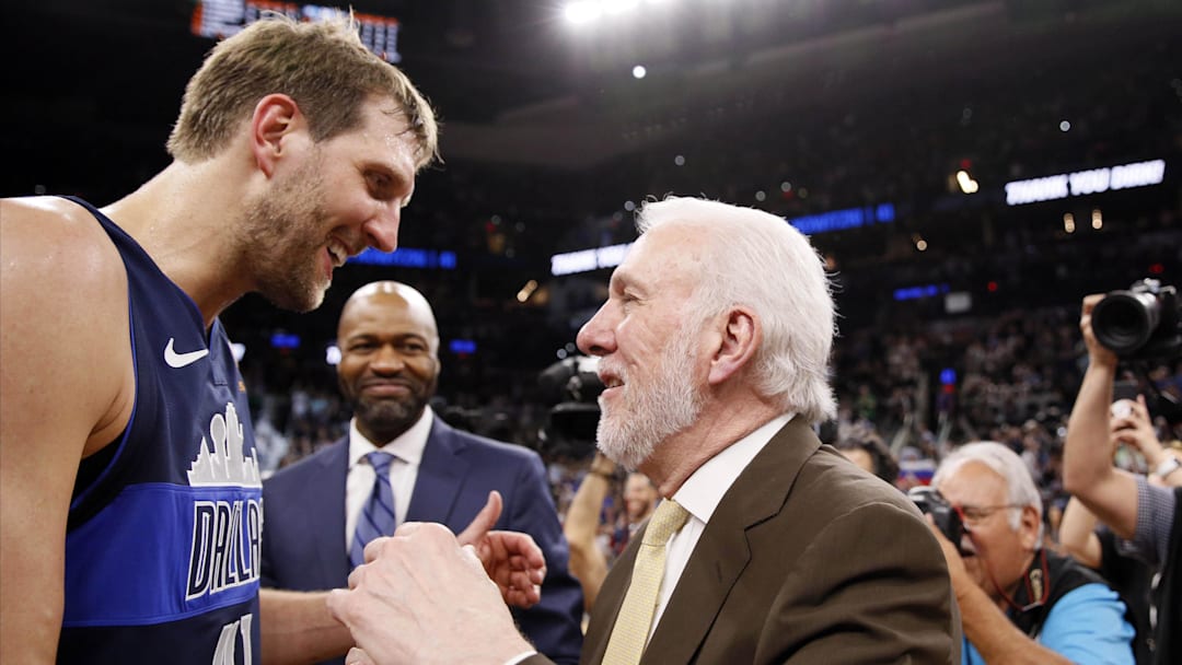 Dirk Nowitzki, Gregg Popovich