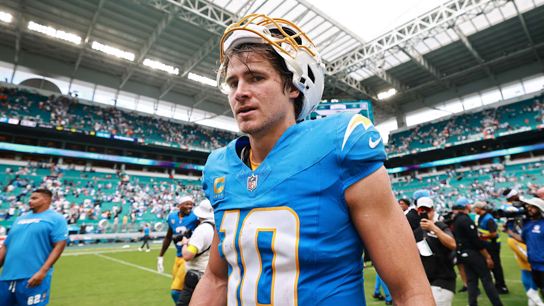 Los Angeles Chargers quarterback Justin Herbert