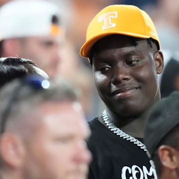 5-star Tennessee football commit David Sanders Jr. at the NCAA College football game between Tennessee and NC State on Saturday, Sept. 7, 2024 in Charlotte, NC.