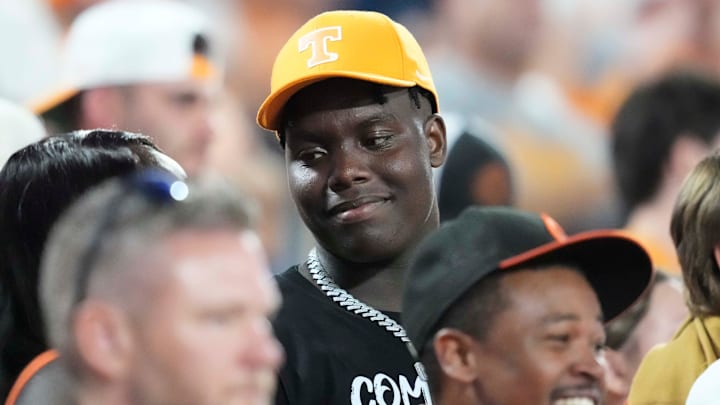 5-star Tennessee football commit David Sanders Jr. at the NCAA College football game between Tennessee and NC State on Saturday, Sept. 7, 2024 in Charlotte, NC.