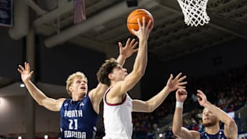 Gonzaga Bulldogs guard Mario Saint-Supery.