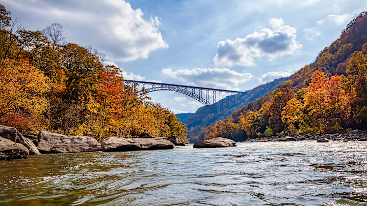 West Virginia’s New River Gorge Bridge made the list.