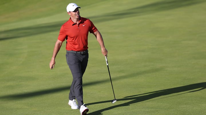 Rory McIlroy finished tied for seventh at the British Open. Rory McIlroy finished tied for seventh at the British Open.