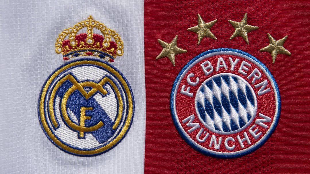 The Real Madrid and FC Bayern Munich Club Badges
