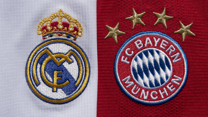 The Real Madrid and FC Bayern Munich Club Badges