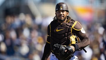San Diego Padres catcher Luis Campusano