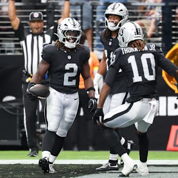 Las Vegas Raiders running back Ashton Jeanty's 64-yard touchdown run was the longest of his NFL career thus far.