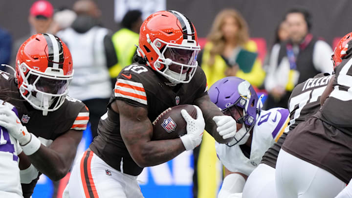 Quinshon Judkins and the Browns host the Dolphins in Week 7